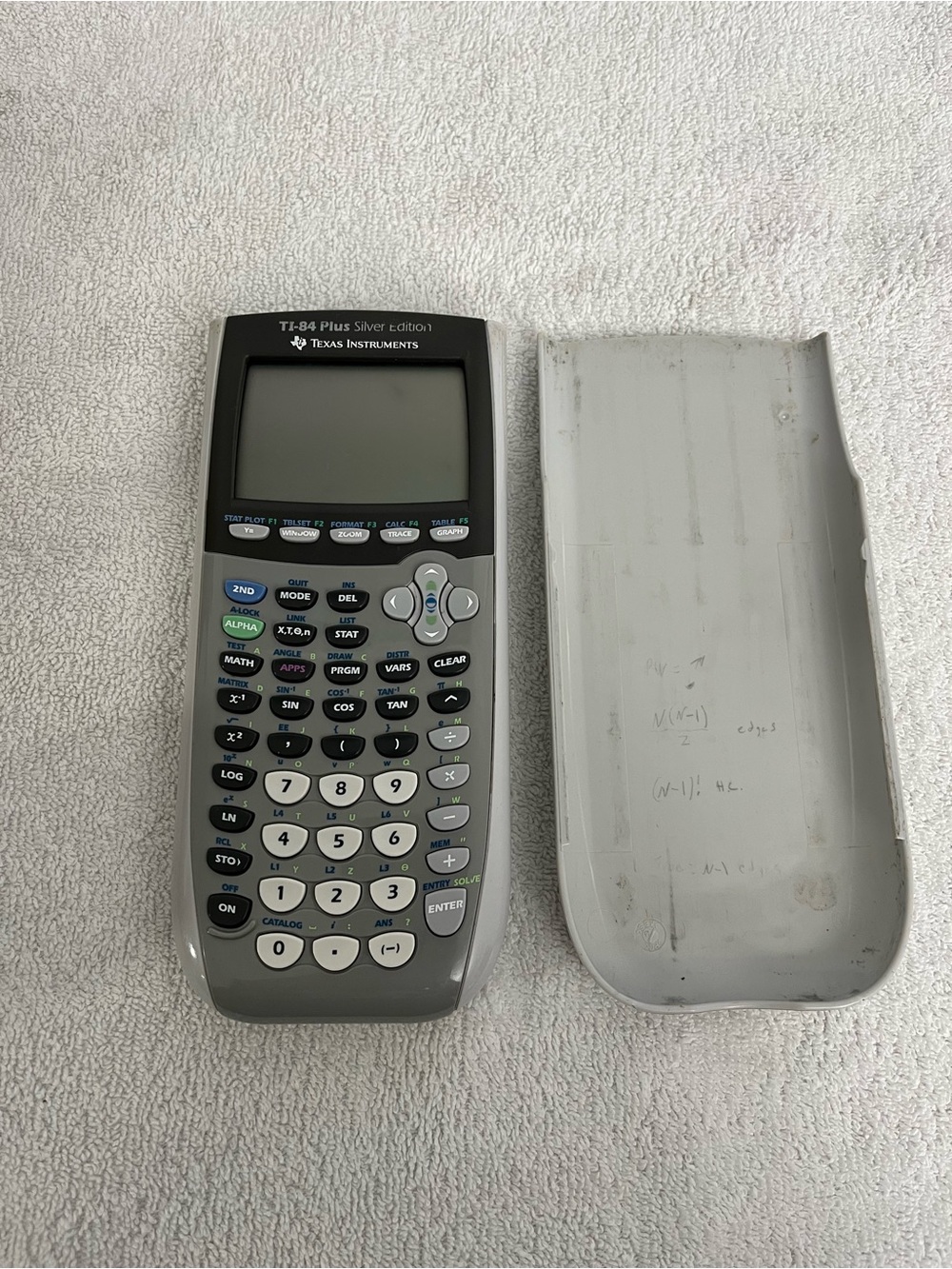 Texas Instruments TI-84 Plus Silver Edition Graphing Calculator  Grey Tested